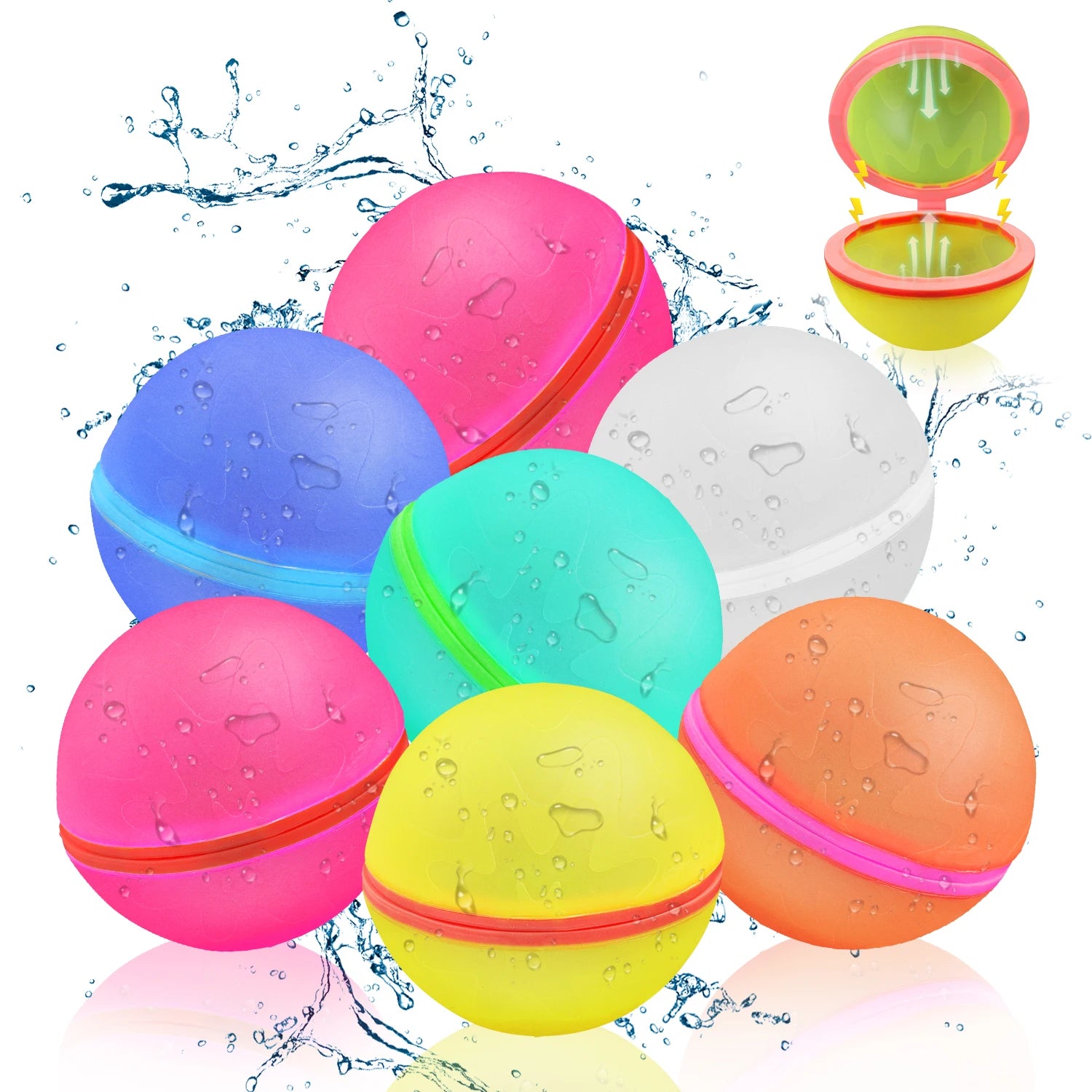 Reusable Water Balloons for Outdoor Activities