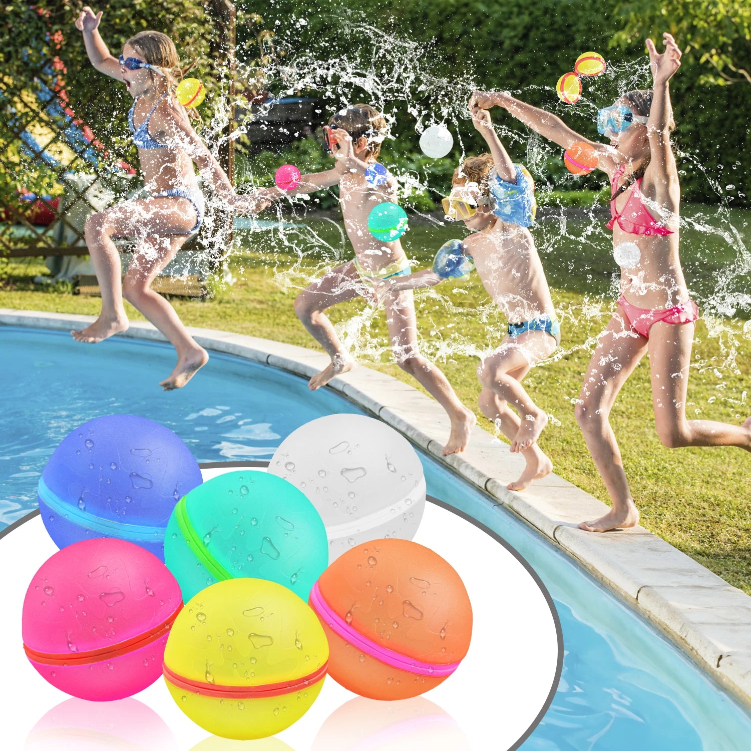 Reusable Water Balloons for Outdoor Activities
